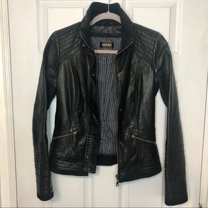 Danier Thinsulate Black Leather Jacket